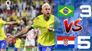 BRAZIL VS CROATIA EXTENDED HIGHLIGHTS Neymar Unlucky Moments FIFA WORLD CUP 2022