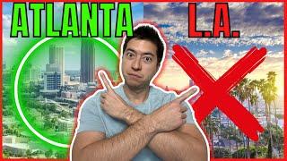 MASSIVE INFLUX Of L.A. Residents Moving to Atlanta  Living In Atlanta vs Living In Los Angeles