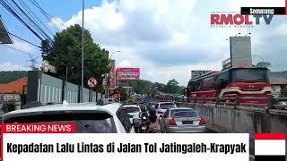 Kepadatan Lalu Lintas di Jalan Tol Jatingaleh - Video Mahasiswa