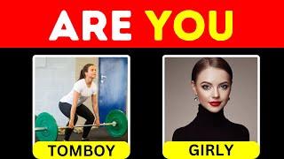  ARE YOU TOMBOY OR GIRLY GIRL? AESTHETIC QUIZ PART 2 XYZ FUN QUIZ