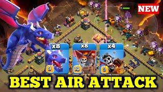 Most Powerful TH14 Dragon Attack Strategy  Best Th14 Dragon Attacks - Clash of Clans