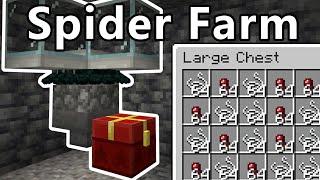 Cave Spider Farm  Eye  String Farm  Minecraft 1.20