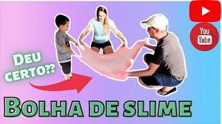 COMO FAZER BOLHA DE SLIME?  Criatividade com Slime