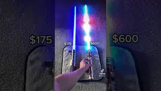 3 Disney Lightsabers VS a Neopixel