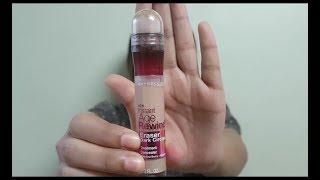 Maybelline instant age rewind eraser dark circles treatment concealer in india review and demo