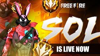 SOL IS LIVE  FREE FIRE LIVE FUN STREAM  FULL BACK***DI   FF LIVE