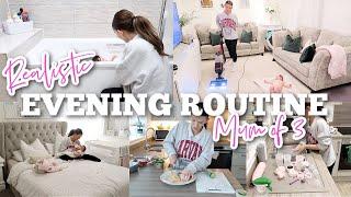 *REALISTIC* Evening Routine as a Mum of 3  Cleaning Cooking Bedtime Routine 2023