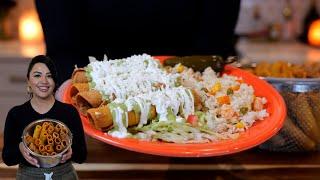 Easy Mexican Restaurant Shrimp TAQUITOS Recipe  Taquitos de Mariscos Mexicanos