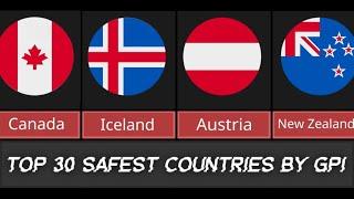 Geography Comparison Safest Countries by the Global Peace Index GPI 2024