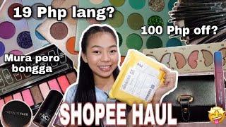 AFFORDABLE SHOPEE HAUL  Makeup Makeup Brush and Bag