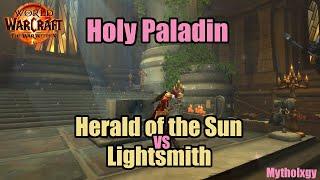 Holy Paladin in War Within Alpha Lightsmith vs Herald of the Sun - Mythology