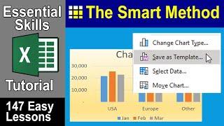 5-27 Create an Excel Chart Template