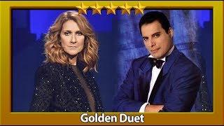 Freddie Mercury & Celine Dion - The Show Must Go On Live GOLDEN DUET