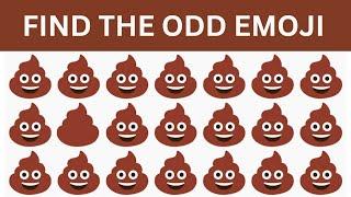 Find the ODD emoji out - Hard Edition  20 Ultimate Levels - ODD One Out Challenge - ODD ONE OUT