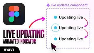 UPDATING LIVE Animated Indicator in Figma Tutorial