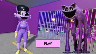 CATNAP WOMEN BARRYS PRISON RUN Obby New Update Roblox - All Bosses All Morphs Gameplay #roblox