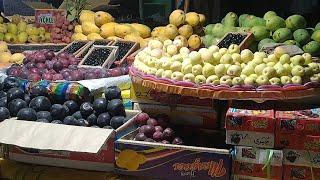 Mix Fresh Fruits Stall  Momiis Kitchen  Fruits Time  Summer Season  Street Food Shop 