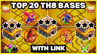 TH8 War & Farming Bases  2024 Updated  ANTI TH9  ANTI DRAGON  ANTI 2 STAR  With Copy Links 2024