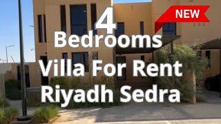 4-Bedrooms Brand New Villa For Rent in Riyadh  Sedra Roshn  Book Now+966536023397 or +966500850043