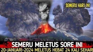 BENCANA HARI INISORE INI 20-JANUARI 2024 GUNUNG SEMERU MELETUS LAGILETUSAN TERJADI KE 5 KECAMATAN