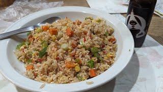 Traditional Egg Fried Rice cooked on the Blackstone 22 Adventure Ready