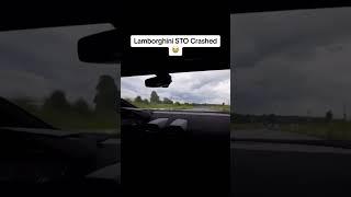 Lamborghini STO crash