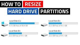 How to Resize Partition  Shrink and Extend Drive Partition in Windows 10