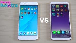 Oppo F5 vs Mi A1 Speed Test and Camera Compare