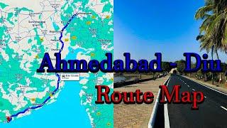 Ahmedabad to Diu Best Route  Via Bhavnagar - NH 51