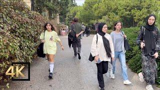 Lebanon  American University In Beirut Walking Tour  AUB Tour  لبنان بيروت