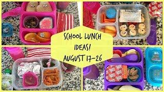 School Lunch Ideas Back To School