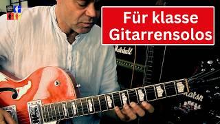 Das Geheimnis professioneller Solos Licks richtig nutzen