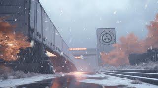 SCP The Fall. Sector 14 — 3 Hour Ambient Relaxing Music for Study and Sleep with Blizzard Sounds