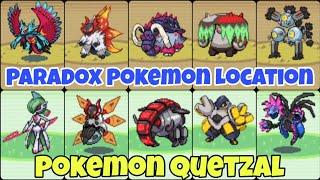 All Past And Future Paradox Pokemons Location In Pokemon Quetzal