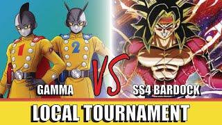Gamma 1 & 2 UG vs SS4 Bardock SS4  Gameplay  DBS TCG