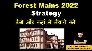 How to prepare for Forest Mains 2022  Sources and Strategy  MPPSC  Amit sir  Unacademy