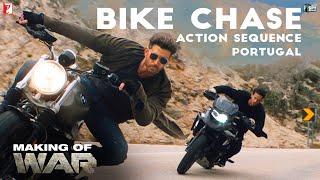 Making of War  Bike Chase Action Sequence - Portugal Hrithik Roshan Tiger Shroff Siddharth Anand