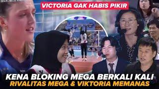 Sama Sama Kejam Di Lapangan Komentator VLeague Begitu Senang Pertarungan Luar Biasa Mega & Viktoria