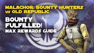 Malachor Bounty Hunters vs Old Republic - Galactic Challenge  SWGOH GC