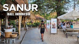 4K Bali Sanur Walking Tour - Main Street and Pantai Sanur