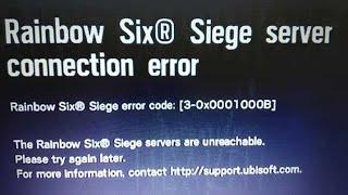 Fix Rainbow six siege servers connection error 8-0x00000140  Rainbow six siege not working