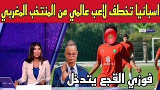 عاجل وقبل قليل.. اسبانيا تخطف لاعب عالمي من المنتخب المغربي وفوزي القجع يتدخل