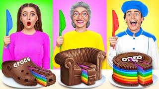 Me vs Grandma Cooking Challenge  Delicious Kitchen Hacks by TeenDO Challenge