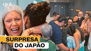 Família recebe CAIXA SURPRESA vinda direto do Japão  Chegadas e Partidas  GNT