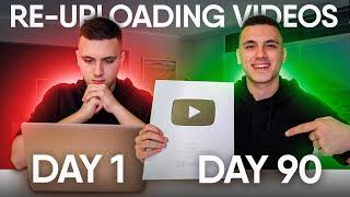 I Tried to Make Money Re Uploading YouTube Videos for 90 days... Heres how it went