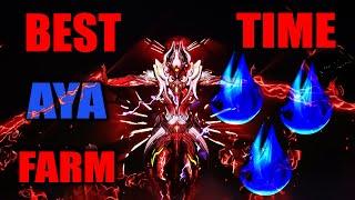 Best Aya Farm For Glaive Prime  Volt Prime + Torid Broken Build - Warframe