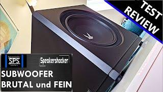 ARENDAL 1723 Subwoofer 1S Test  Review  Soundcheck  Basstest. Wie Brutal ist der Subwoofer?