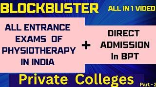 Top best Private Colleges for BPT  EntranceDirect Admission in Best bpt college  Poornima Sharma