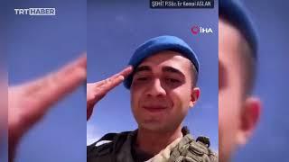 Şehit Aslan’ın komutanına gönderdiği video duygulandırdı