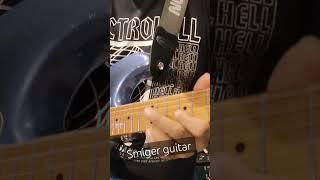 Trying out Smiger guitar